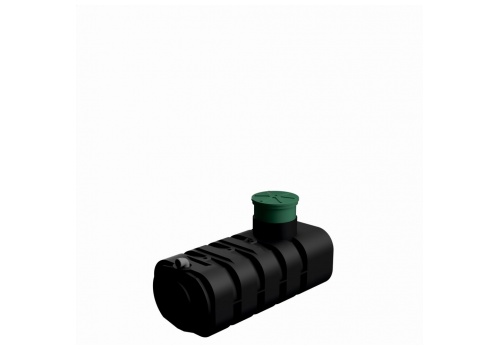 Zbiornik HABA Rain 2400l czarny płaski