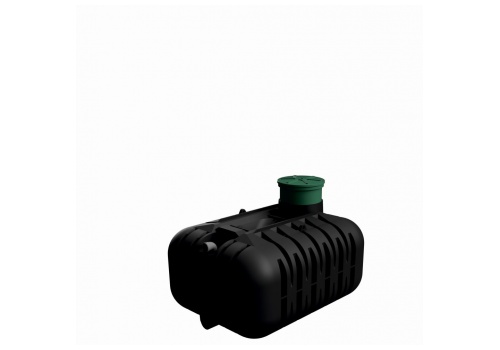 Zbiornik HABA Rain 4500l czarny płaski