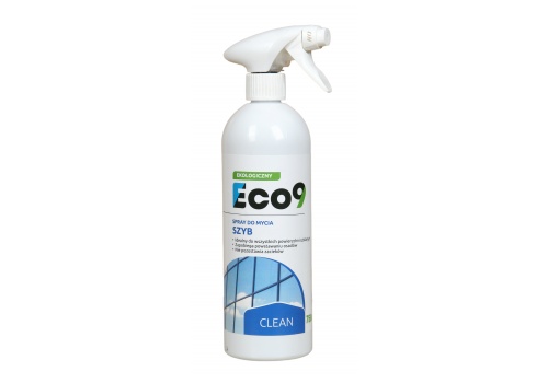 Eco9 CLEAN - Ekologiczny płyn do mycia powierzchni szklanych