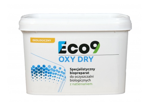 Eco9 OXY DRY - Bakterie do oczyszczalni tlenowych NA ROK