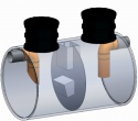 HYDROCARBON SEPARATORS WITH BY-PASS