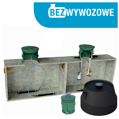 Retrofit 2-10 MAX do szamb dwu i trzykomorowych- PLATINUM