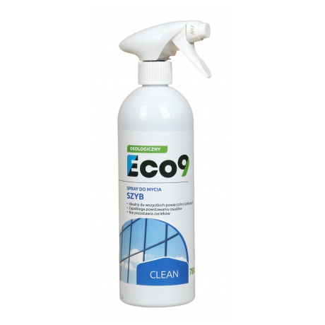 ECO9 CLEAN - Ekologiczny płyn do mycia powierzchni szklanych