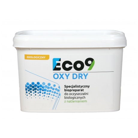 Eco9 OXY DRY - Bakterie do oczyszczalni tlenowych NA ROK