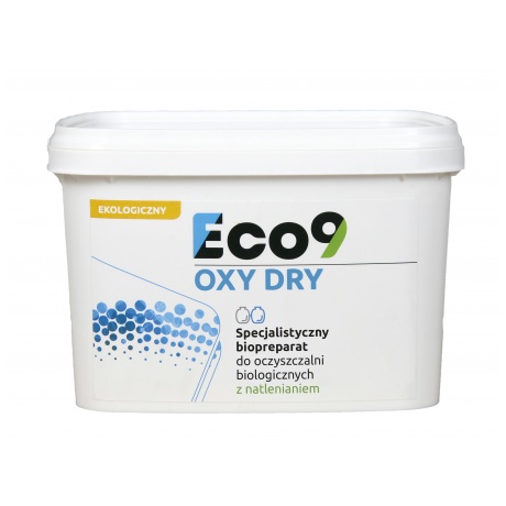 Eco9 OXY DRY - Bakterie do oczyszczalni tlenowych NA ROK
